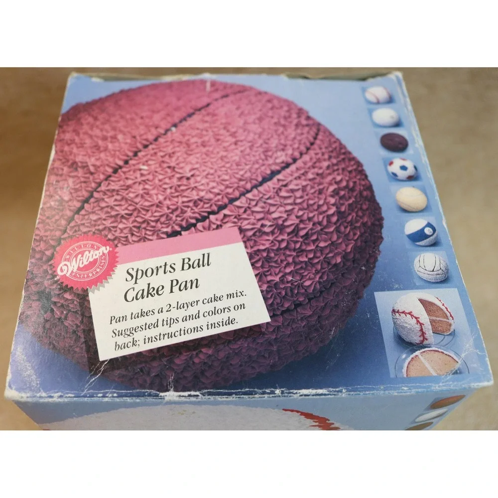 Vintage Wilton Sports Ball Cake Pan in Original Box